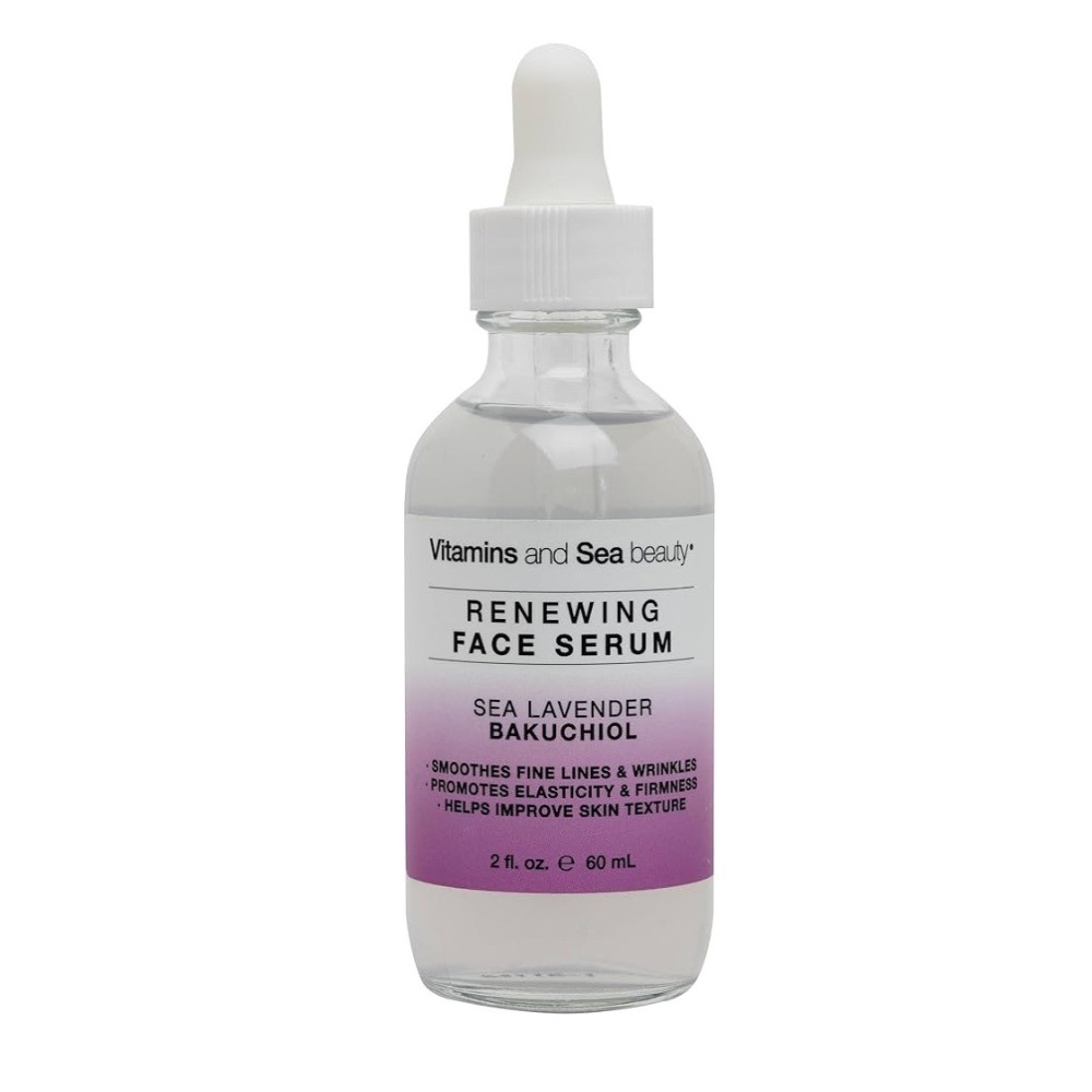 Vitamins and Sea Beauty Sea Lavender + Bakuchiol Renewing Face Serum